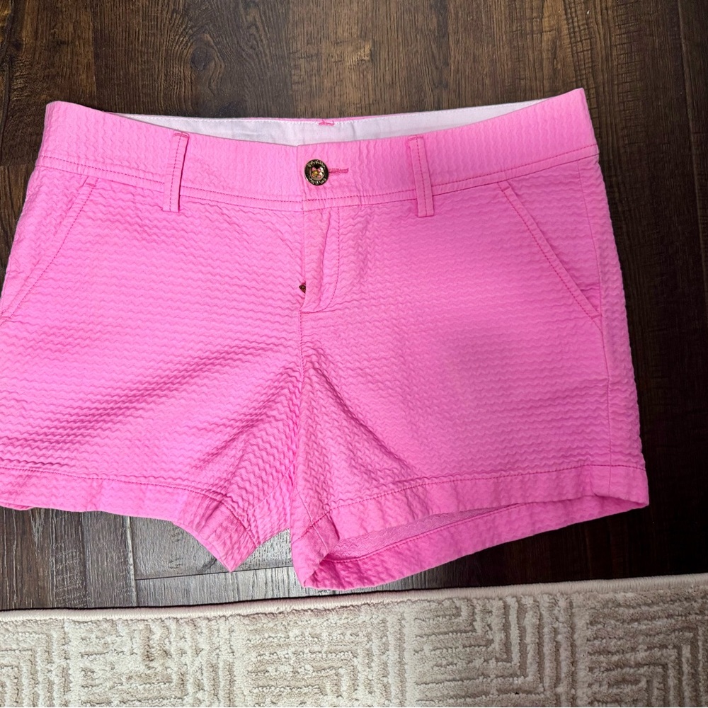 Lilly Pulitzer Vibrant Pink Textured Women's Shorts